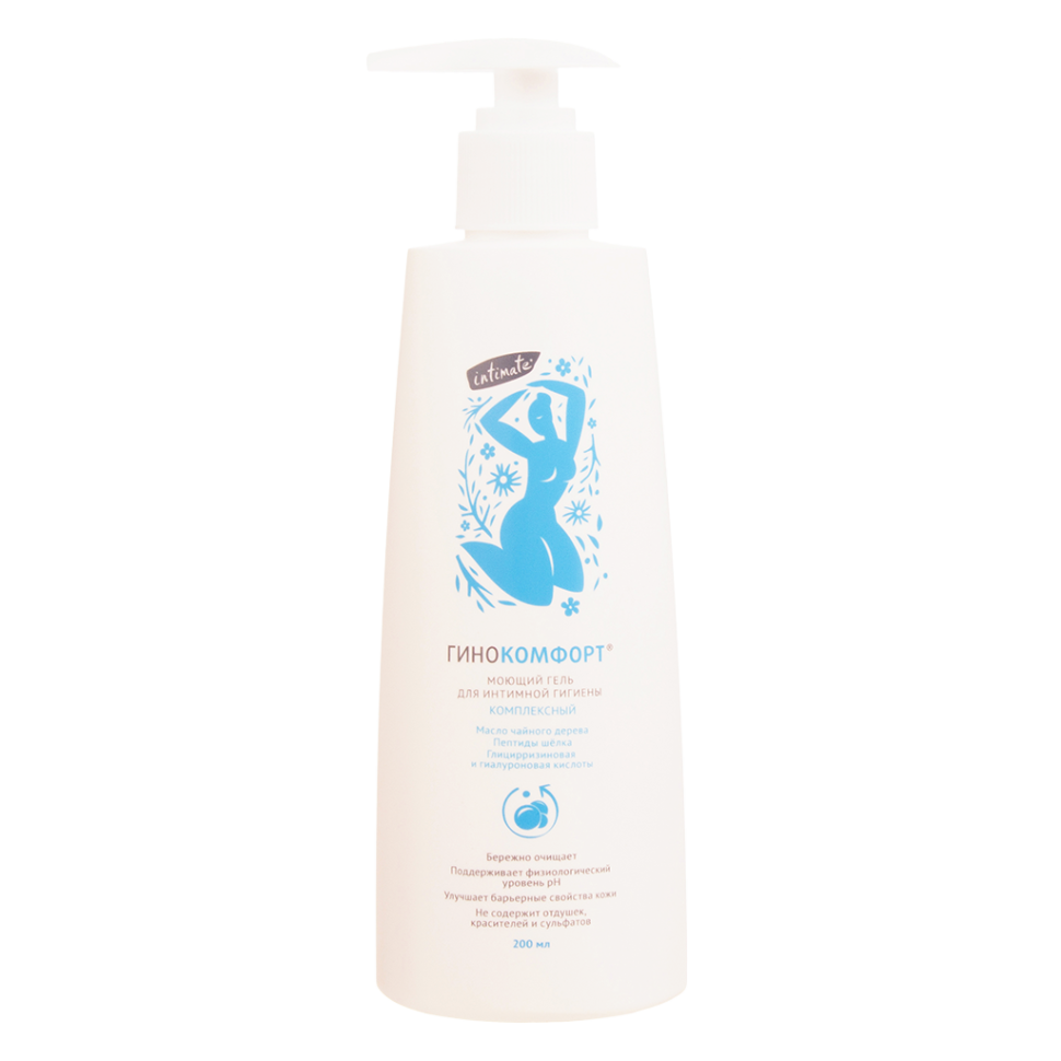 Гель для интимной гигиены моющий комплексный с маслом чайного дерева, 200 мл