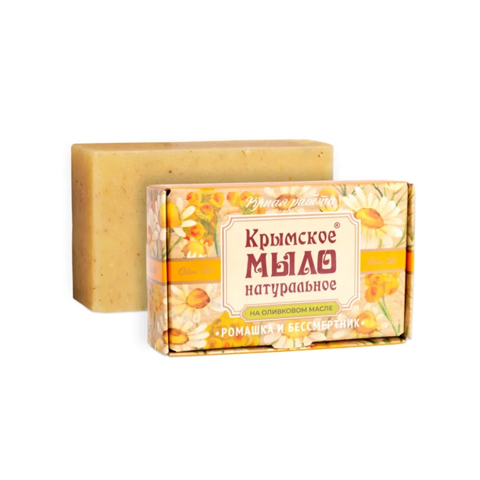 Мыло Ромашка и бессмертник, 100 г