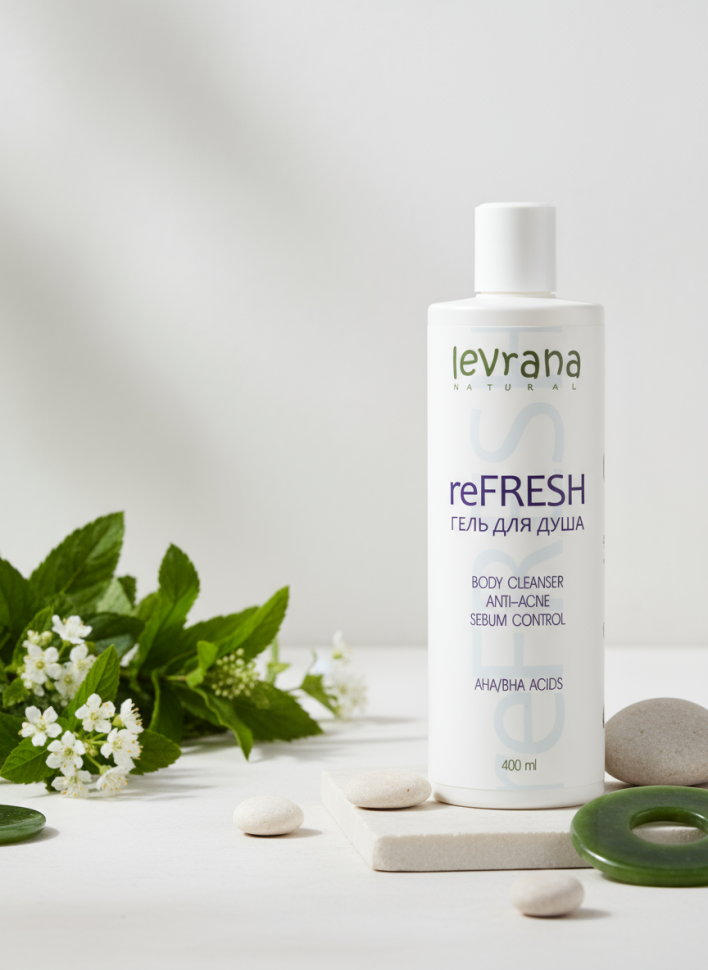 Гель для душа "ReFresh" для кожи, склонной к высыпаниям, 400 мл
