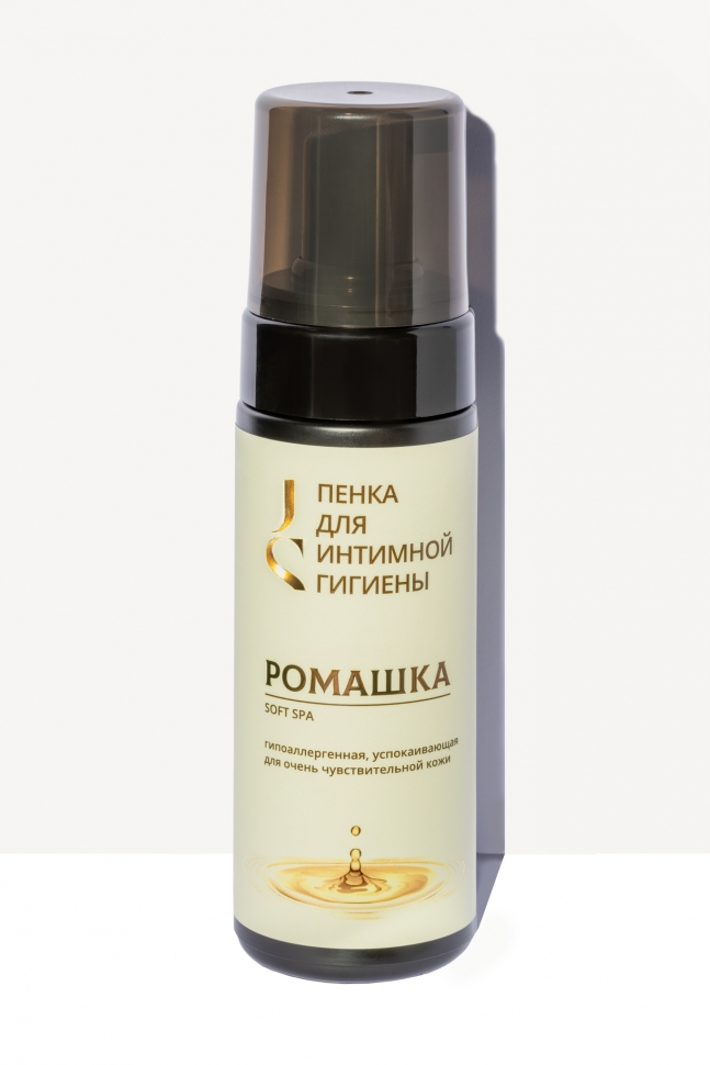 Гипоаллергенная успокаивающая пенка для интимной гигиены &quot;Ромашка&quot; Soft SPA, 160 мл