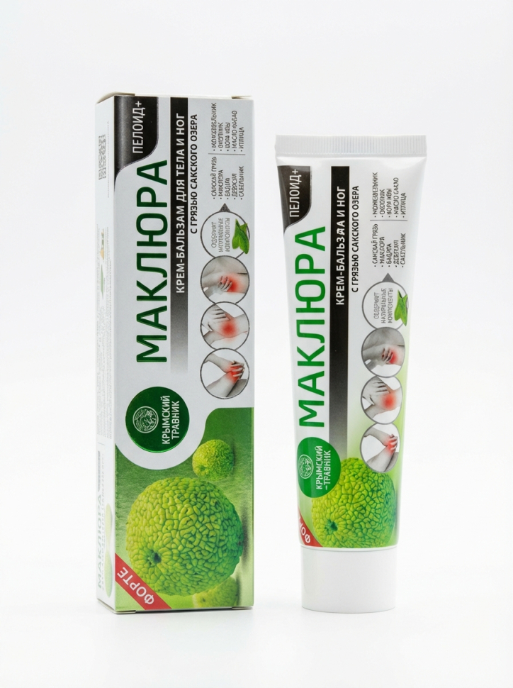 Крем для тела и ног Пелоид+ Маклюра, 100 г