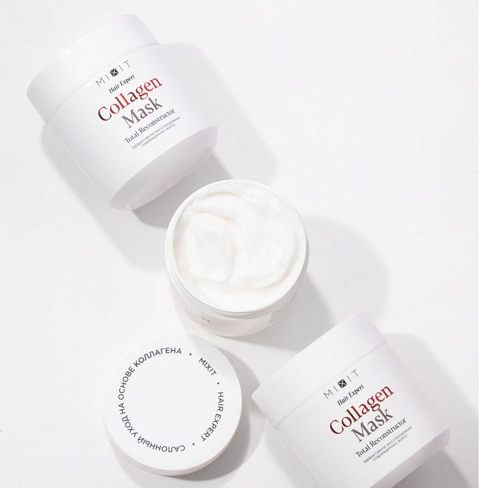 Маска реконструктор для волос Collagen, восстанавливающая, 400 мл