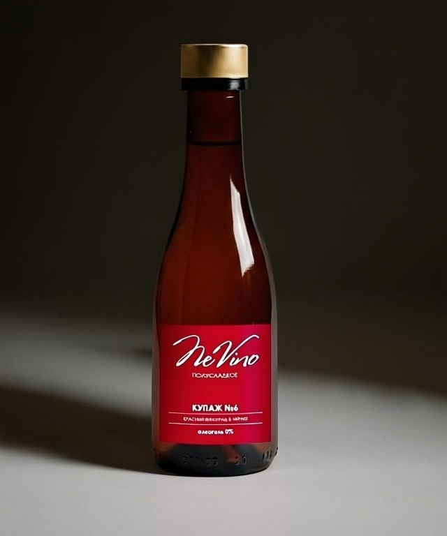 Купаж №6 красный виноград &amp; мерло, NeVino, 200 мл