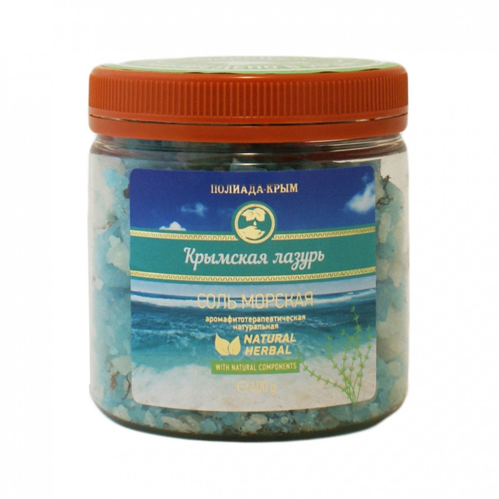 Соль морская Крымская лазурь, 400 г