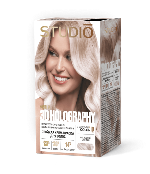 Краска для волос тон 10.01 - Ледяной блондин
