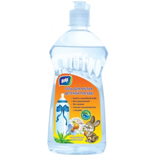 Гель для мытья детской посуды с экстрактом алоэ-вера, 500 мл