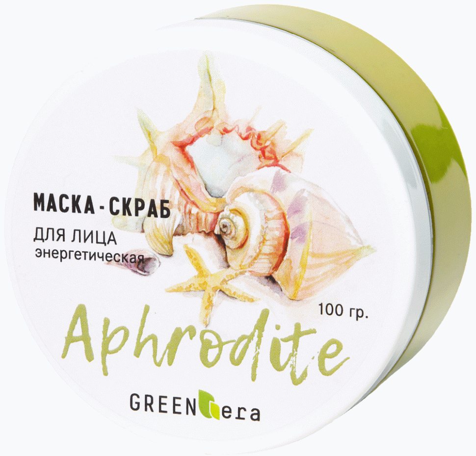Маска-скраб для лица Aphrodite Энергетическая улучшает цвет лица, 100 г
