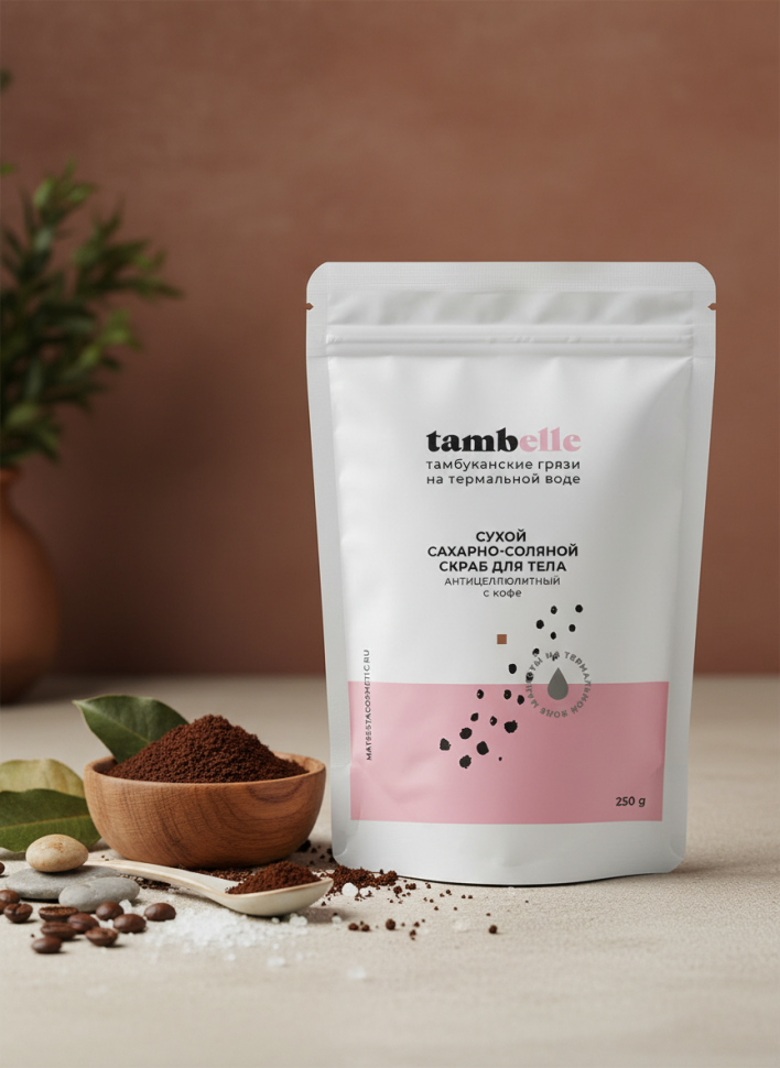 Сухой скраб для тела Антицеллюлитный (Кофе), 250 г