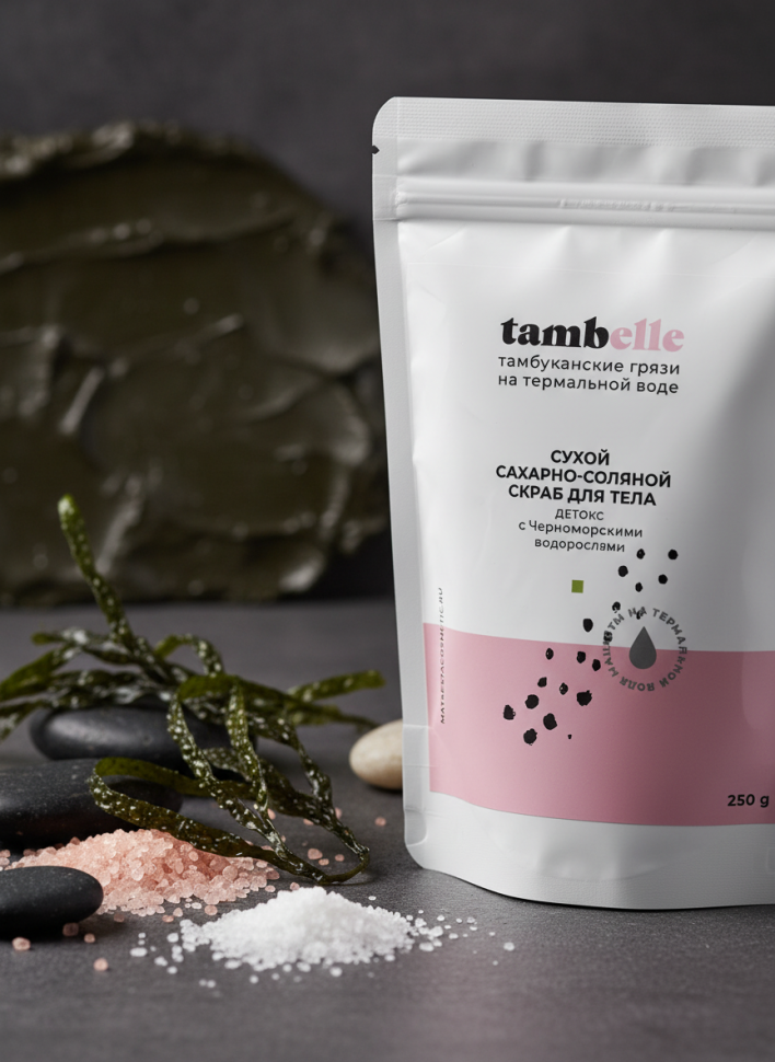 Сухой скраб для тела Детокс (морские водоросли), 250 г