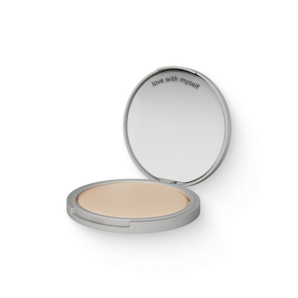 Компактная матирующая пудра для лица № 03 vanilla (ванильный) Make Up, 10 г