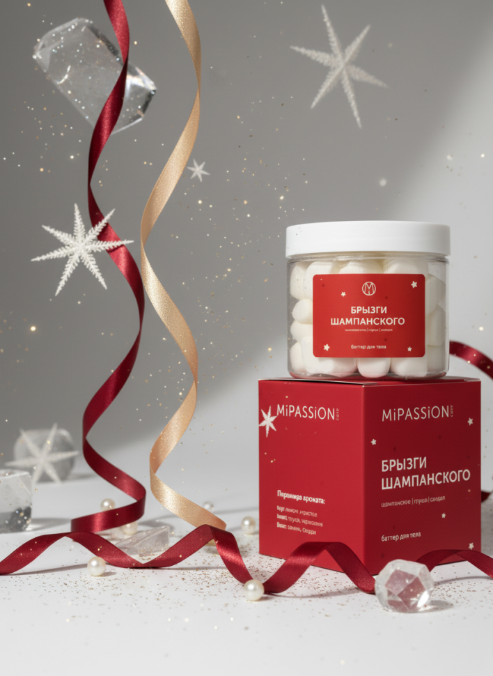 Баттер для тела Брызги шампанского, 200 мл