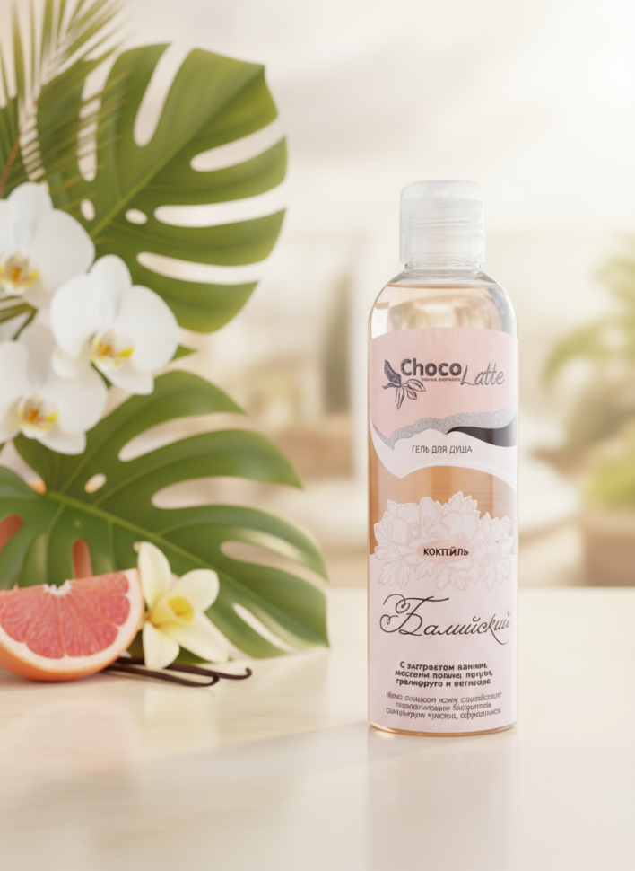 Гель для душа Коктейль Балийский, 200 мл