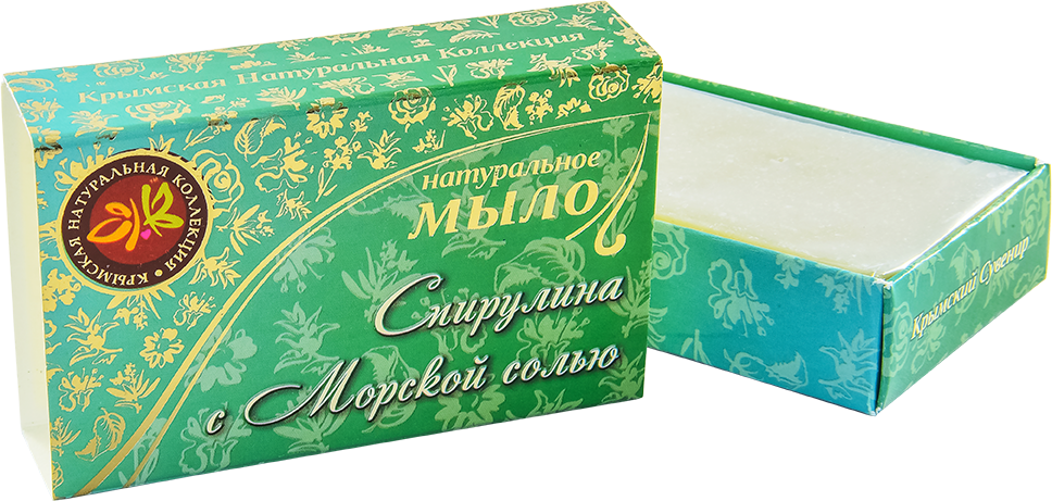 Мыло "Спирулина с морской солью"