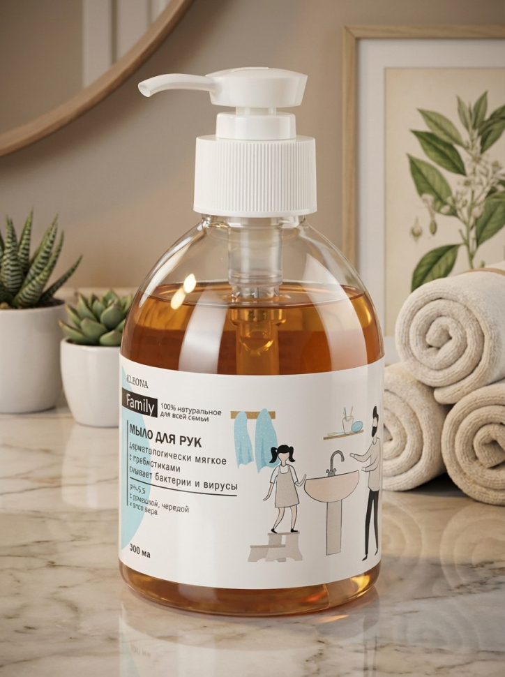 Family Жидкое мыло для рук, 300 мл
