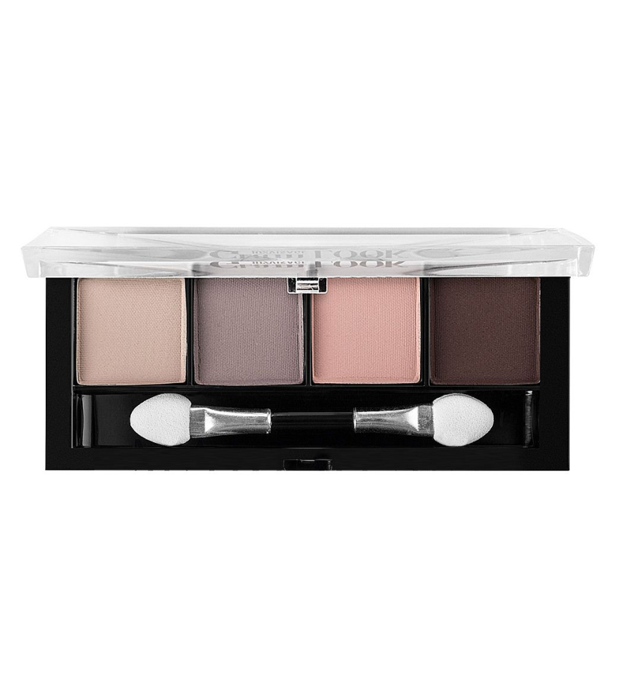 Палетка матовых теней для век тон 04 Лиловая Glam Look, LuxVisage, 28 г