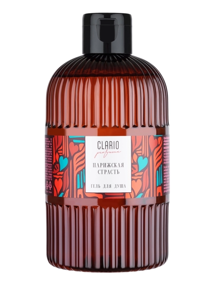 Гель для душа парфюмированный парижская страсть увлажнение и обновление Clario, 500 мл