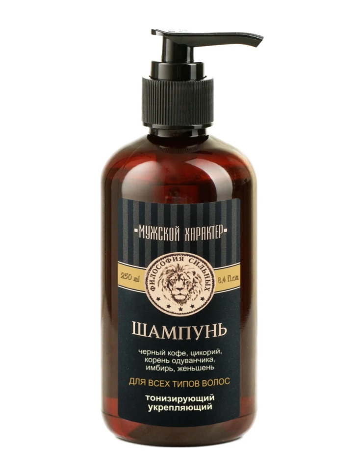 Шампунь с черным кофе "Мужской характер", 250 мл Шампунь с черным кофе "Мужской характер", 250 мл