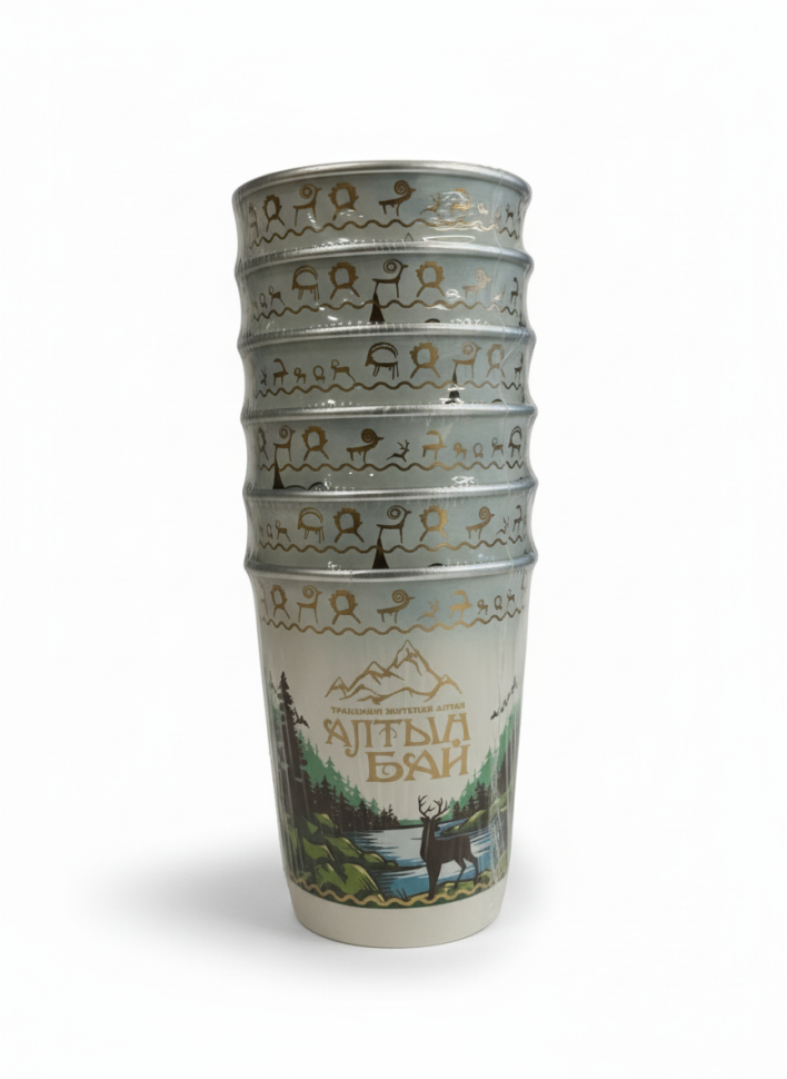 Чай в стакане Зеленый чай с мятой и зизифорой, 6 стаканов