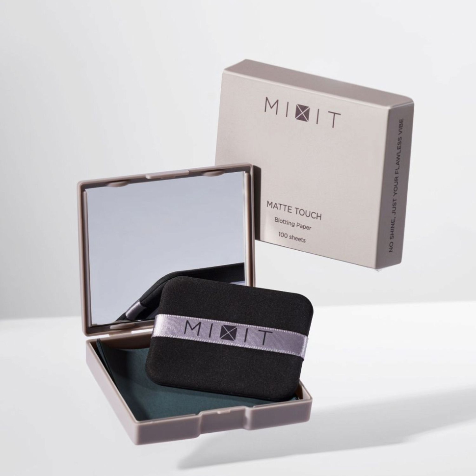 Матирующие салфетки для лица с кушоном, 100 шт