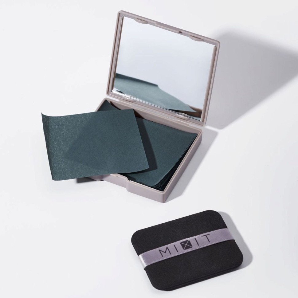 Матирующие салфетки для лица с кушоном, 100 шт