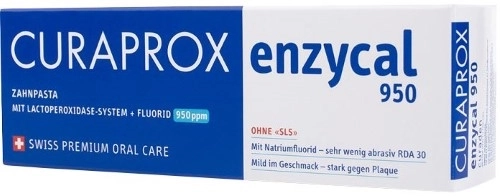 Curaprox Зубная паста Enzycal 950 ppm, 75 мл