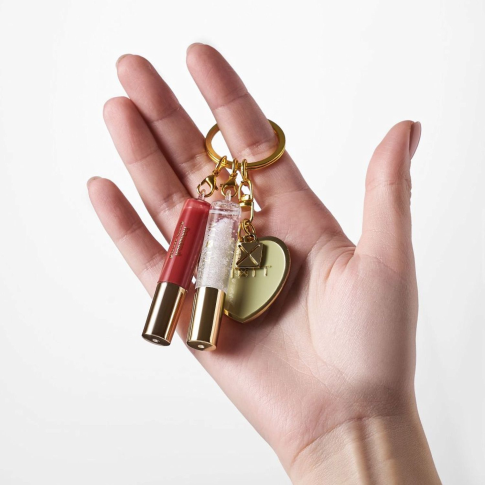 Блески для губ на брелоке с гиалуроновой кислотой, 3 мл