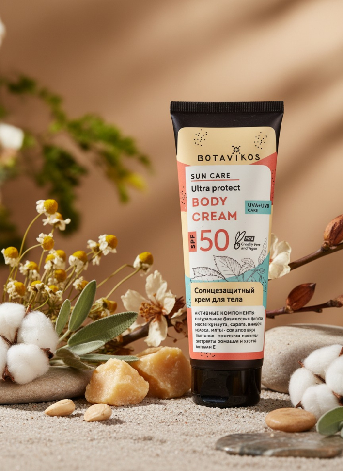 Крем для тела Солнцезащитный SPF50 Sun Care, 100 мл Крем для тела Солнцезащитный SPF50 Sun Care, 100 мл