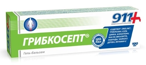 911 Грибкосепт гель-бальзам при грибковых инфекциях, 100 мл