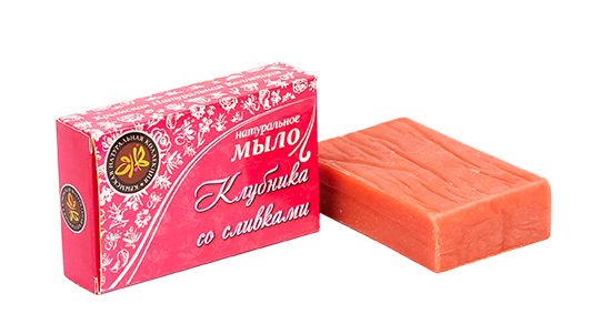Мыло "Клубника со сливками"