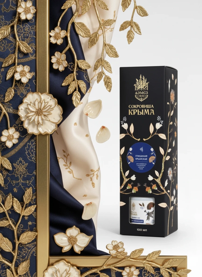 Аромадиффузор "Глициния Крымская" для дома с палочками, 100 мл