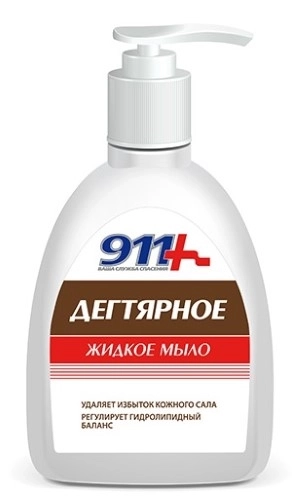 911 Жидкое мыло дегтярное, 250 мл