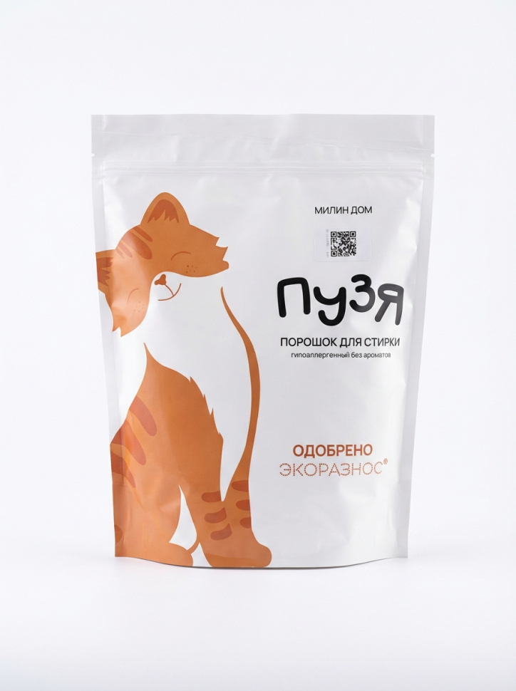 Порошок для стирки детского белья и одежды Пузя гипоаллергенный, 3 кг