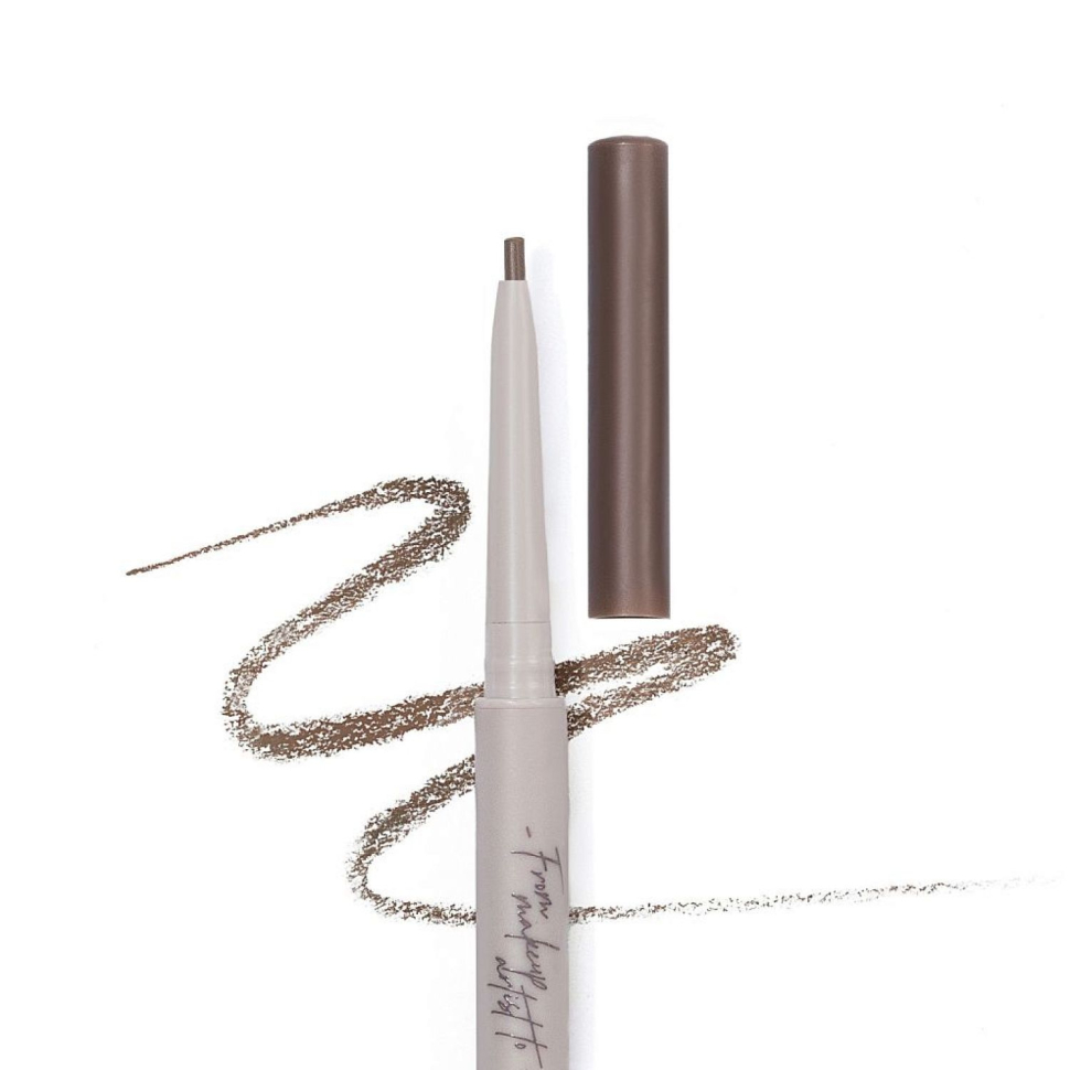 Карандаш для бровей автоматический №03 medium brown (темно-коричневый), 1,35 г