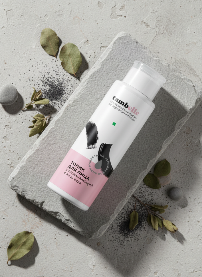 Тоник для лица Успокаивающий (с алое вера), 200 г