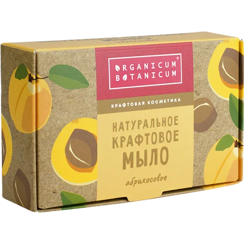Натуральное крафтовое мыло Абрикосовое, 100 г