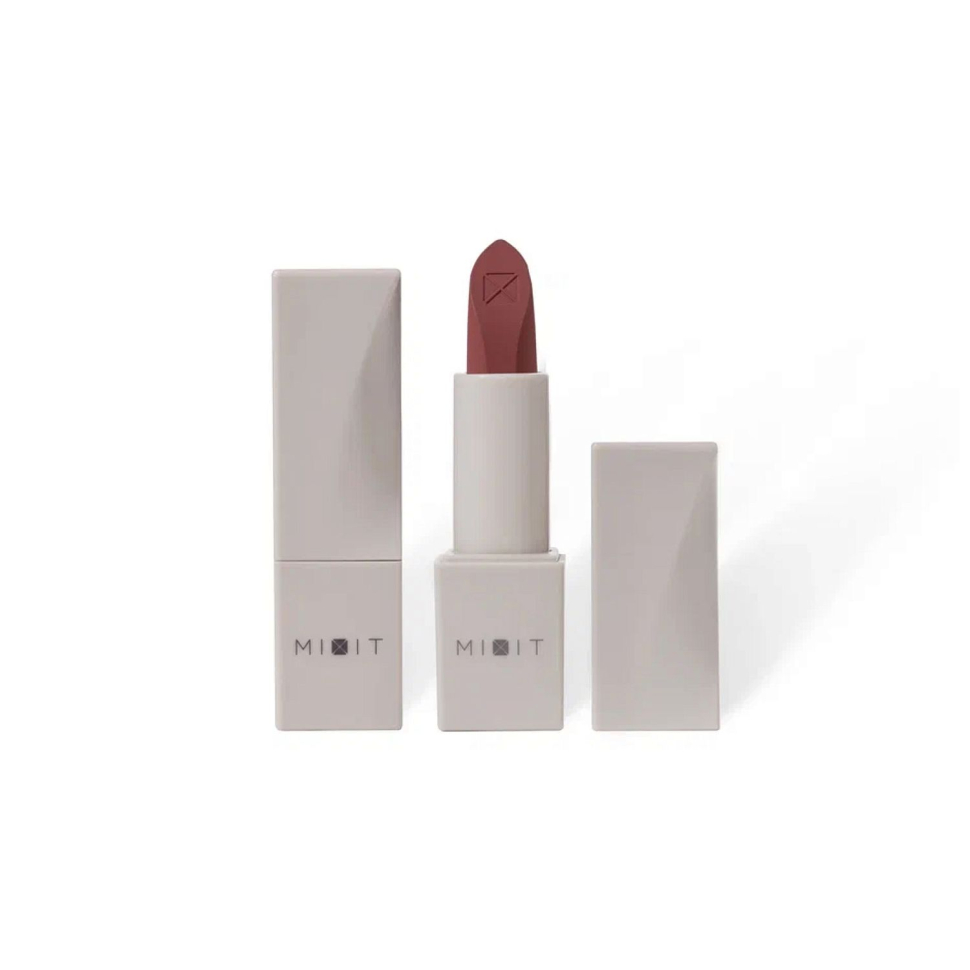 Помада для губ матовая № 05 vintage (коричневато-розовый), Make Up, 3,3 г