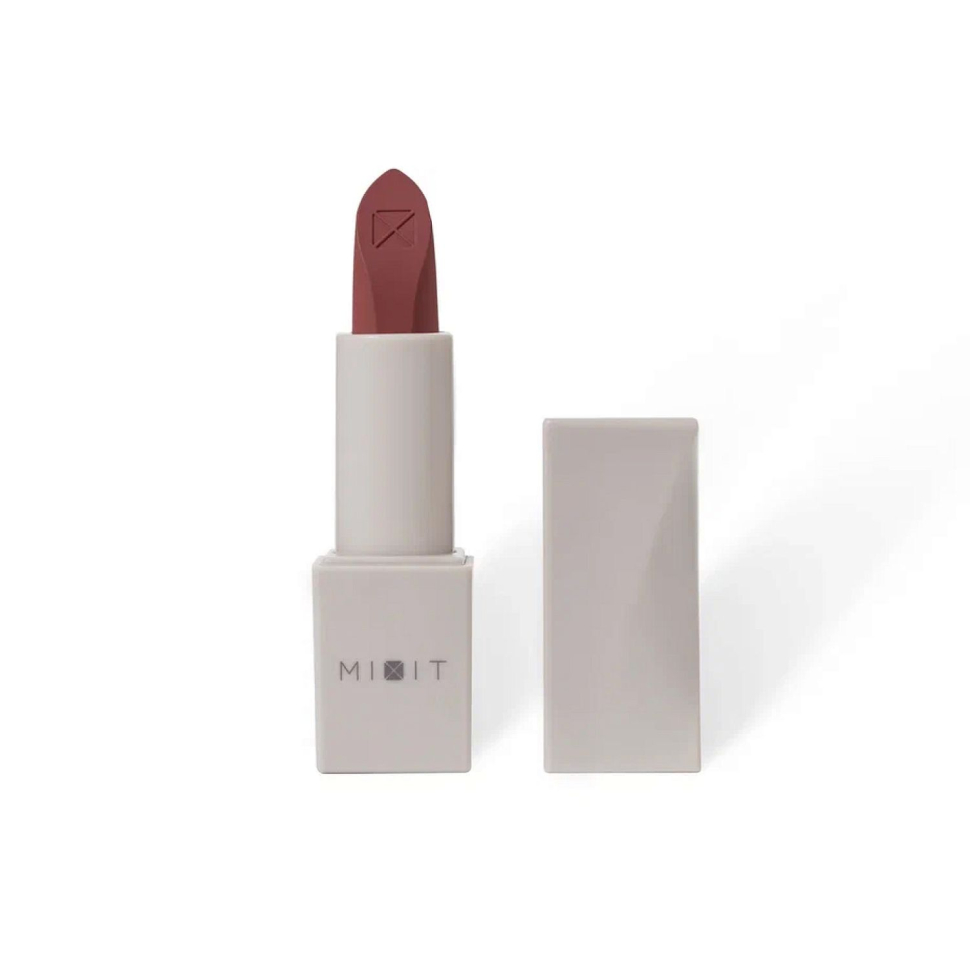 Помада для губ матовая № 05 vintage (коричневато-розовый), Make Up, 3,3 г