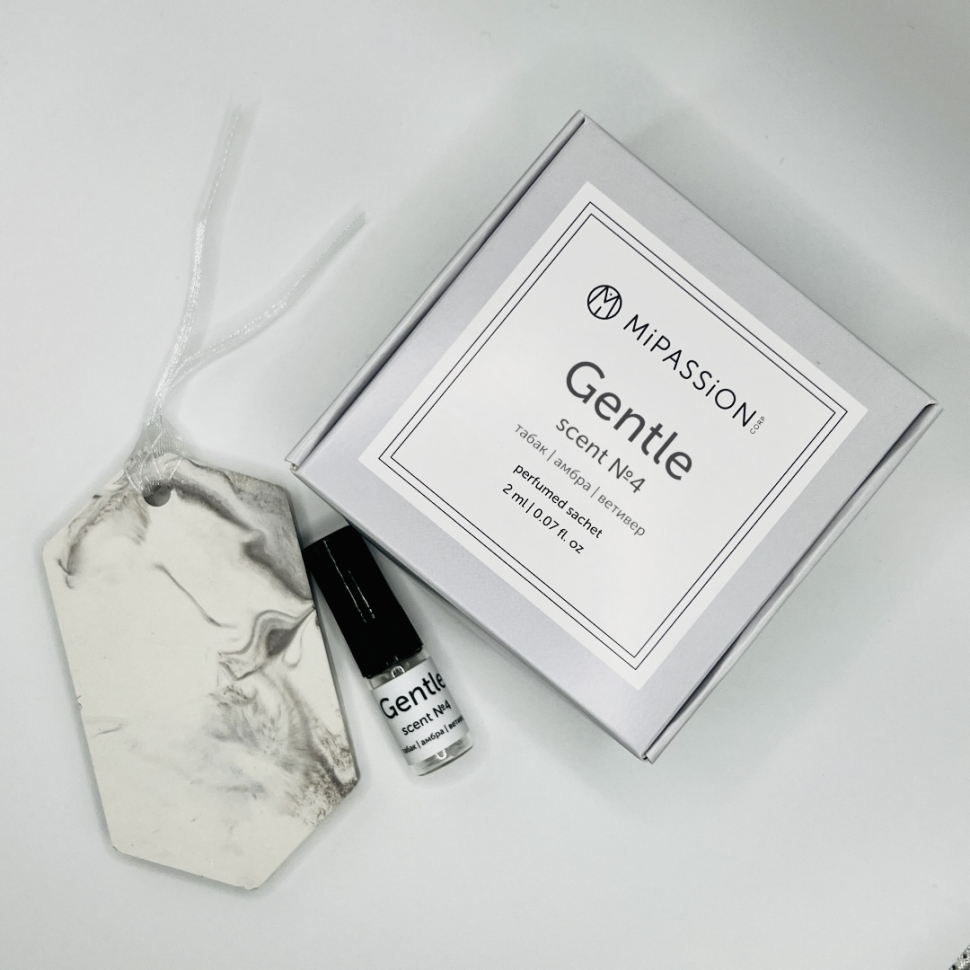 Ароматическое cаше парфюмированное из гипса мраморное Gentle