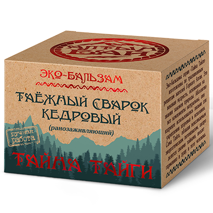 Эко-бальзам Таёжный сварок кедровый ранозаживляющий, 50 мл