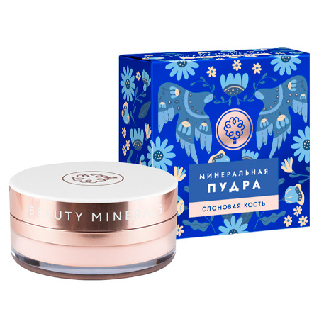 Пудра матирующая Слоновая кость, Beauty Minerals, 12 г Пудра матирующая Слоновая кость, Beauty Minerals, 12 г