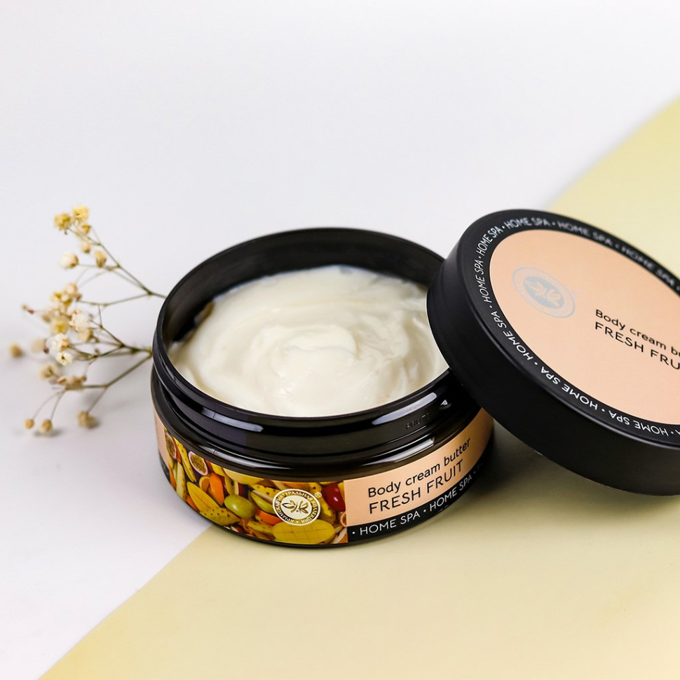Крем-баттер для тела Фруктовый фреш восстановление и увлажнение кожи Home SPA, 150 гр