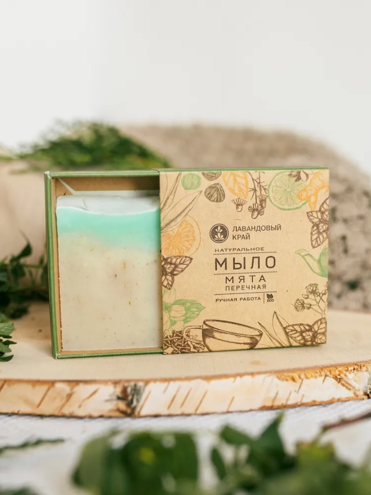 Мыло Мята перечная, 100 г