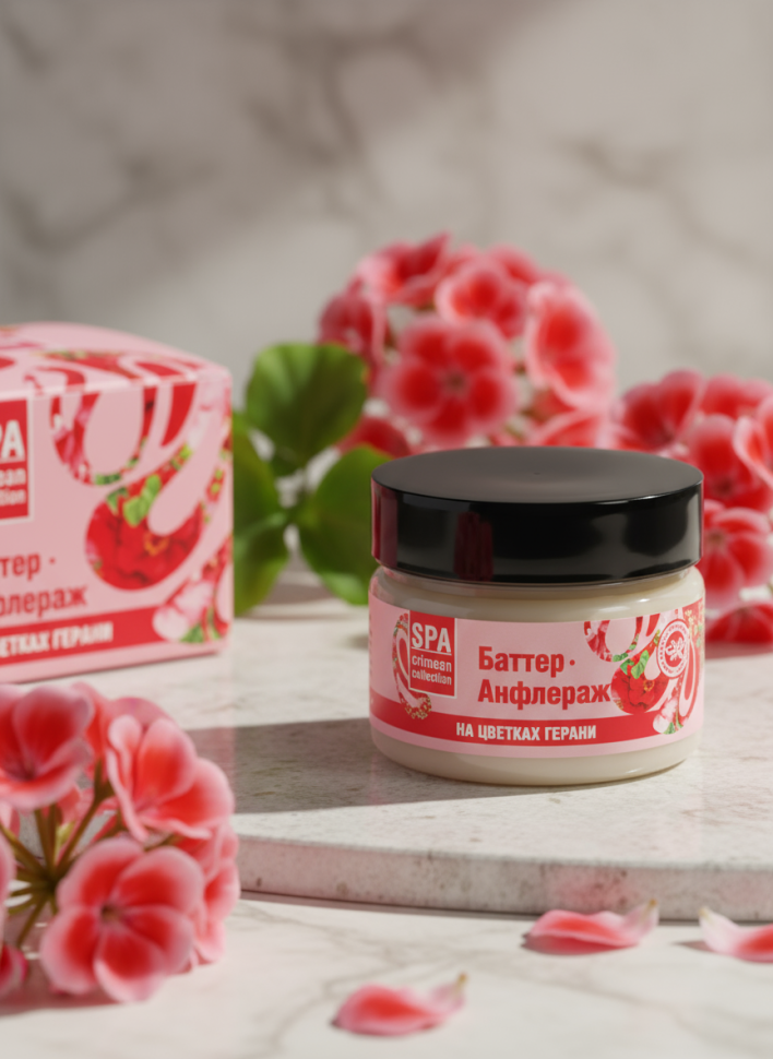 Баттер-АНФЛЕРАЖ "Тонизирующий" на цветках герани