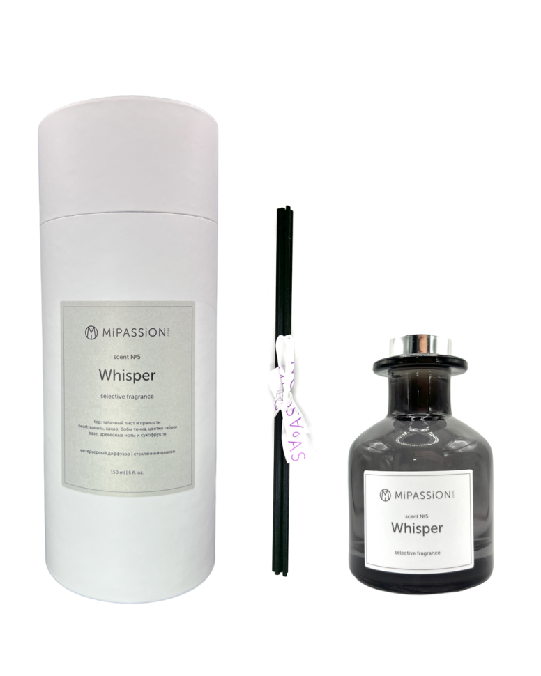 Диффузор интерьерный в стекле Whisper Шепот ветра, 150 мл