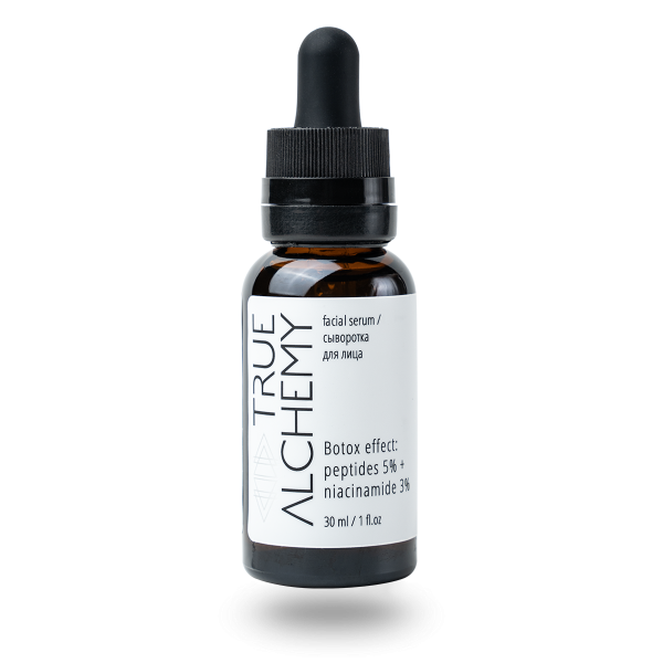 Сыворотка для лица Facial Serum Botox effect: Peptides 5% + Niacinamide 3%, 30 мл