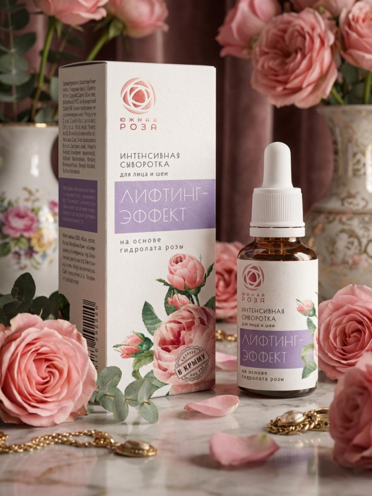 Сыворотка для лица и шеи Лифтинг-эффект интенсивная, 30 мл