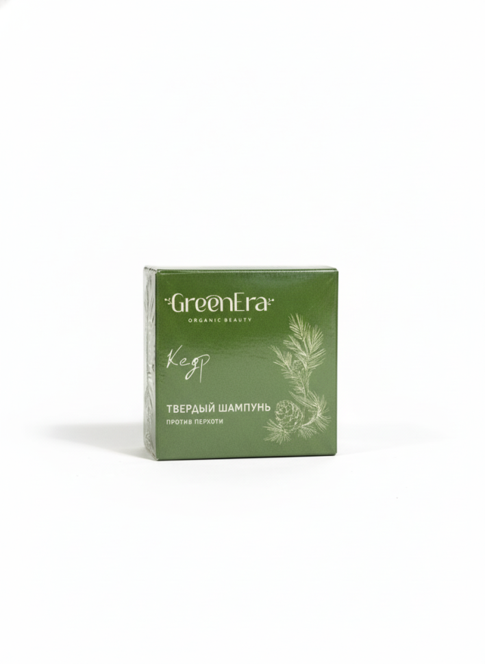 Твердый шампунь для волос Кедр против перхоти, 55 г