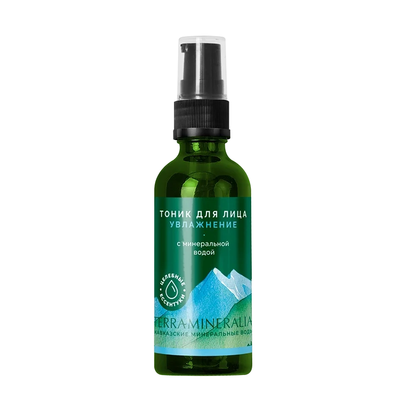 Тоник для лица Увлажнение с минеральной водой, Terra mineralia, 100 мл