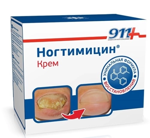911 Ногтимицин крем для ногтей, 30 мл