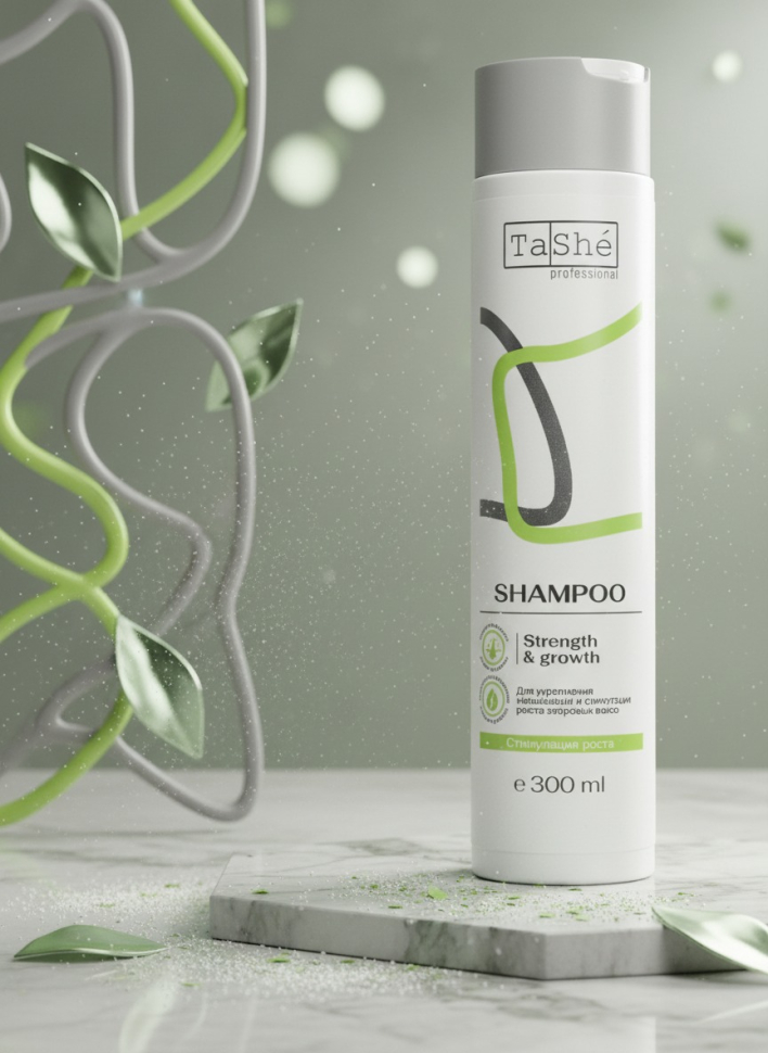 Шампунь для всех типов волос Strength & growth стимуляция роста, 300 мл